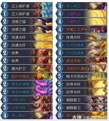 炉石传说治愈艾泽拉斯光环骑卡组代码分享