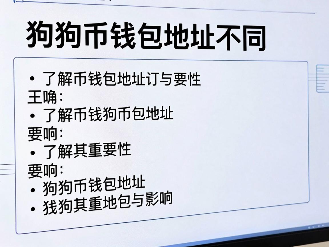 狗狗币钱包地址不同，了解其重要性与影响