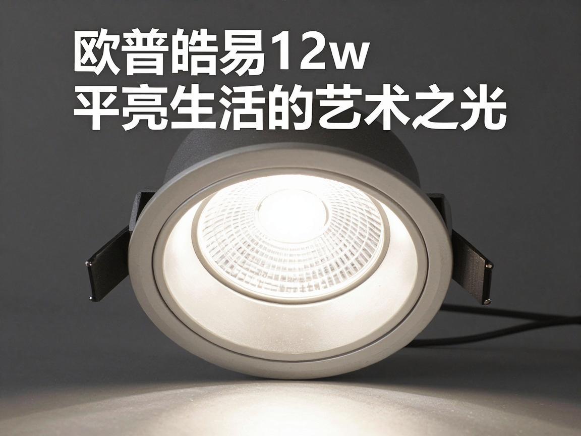 欧普皓易12w筒灯，照亮生活的艺术之光