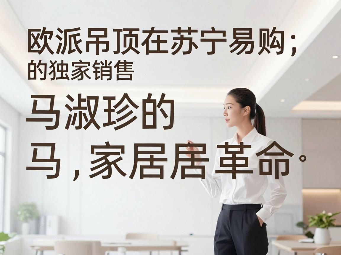 欧派吊顶在苏宁易购的独家销售，马淑珍的家居革命
