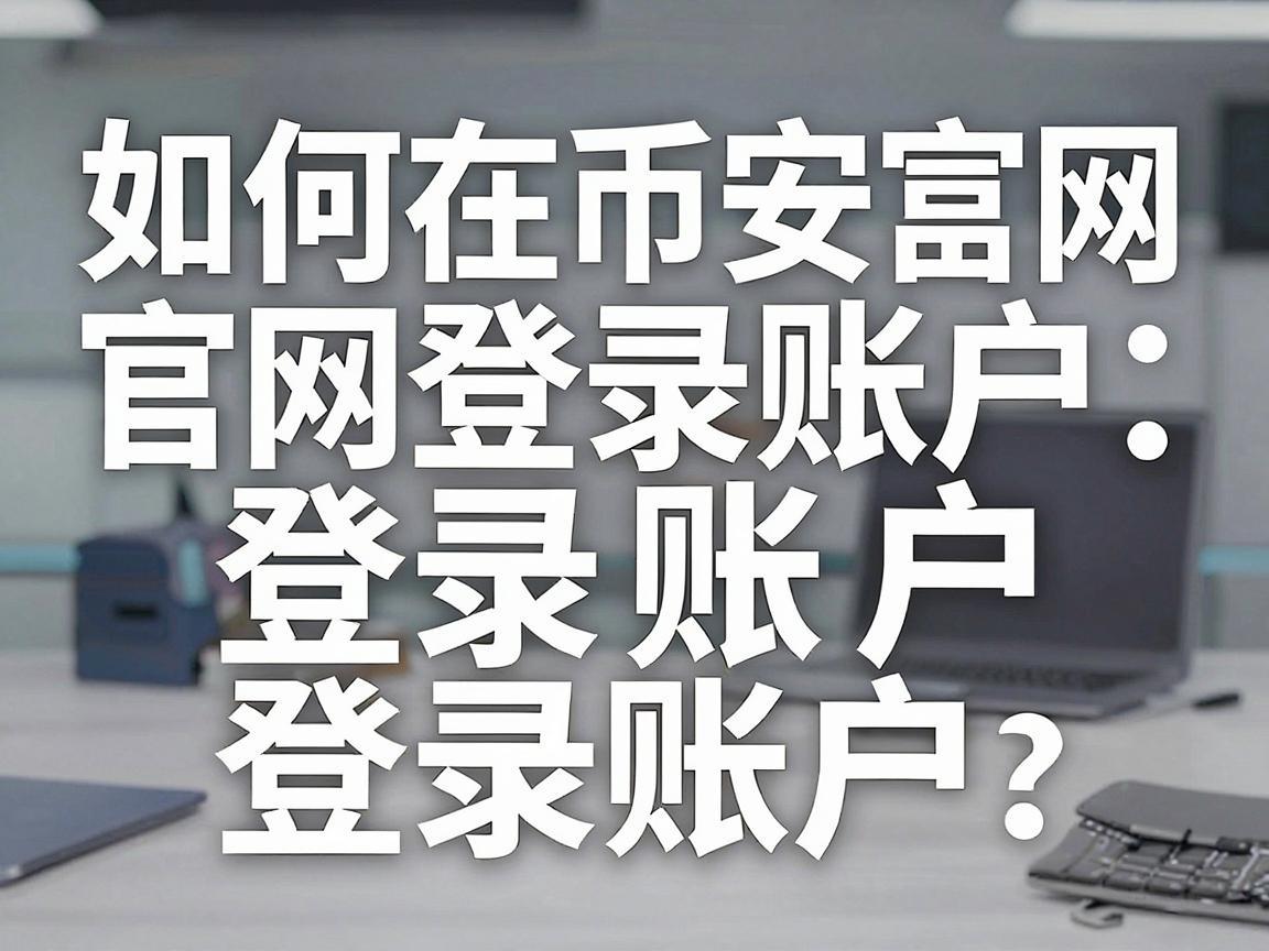 如何在币安官网登录账户，全面指南