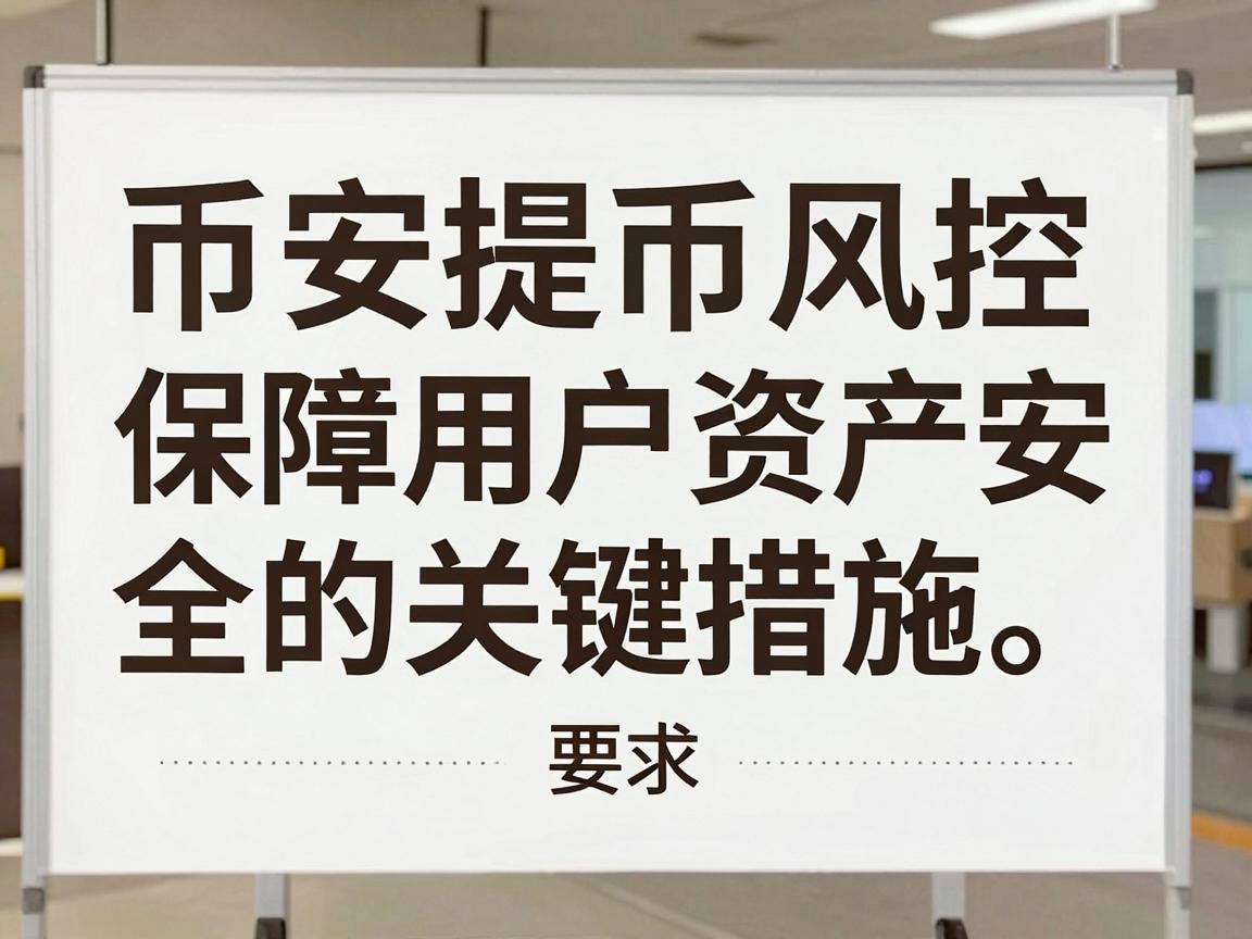币安提币风控，保障用户资产安全的关键措施
