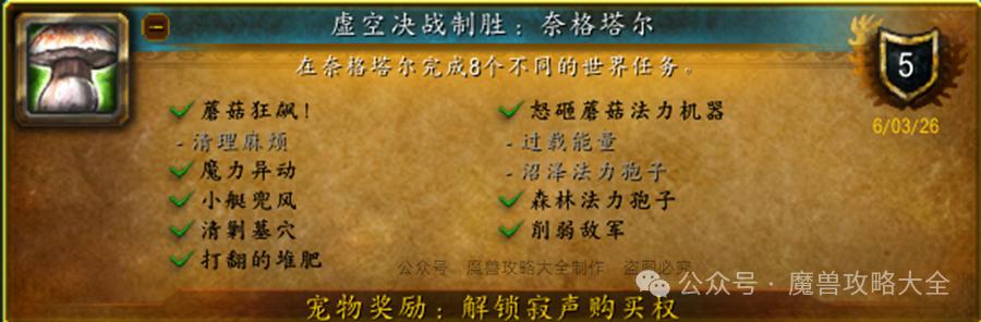 魔兽世界虚空决战致胜：奈格塔尔成就攻略