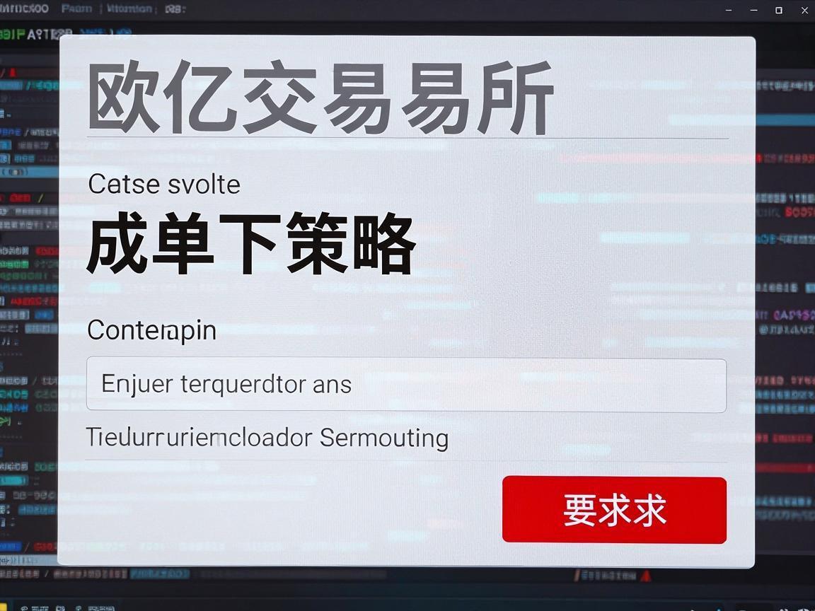 欧亿交易所成本下单策略