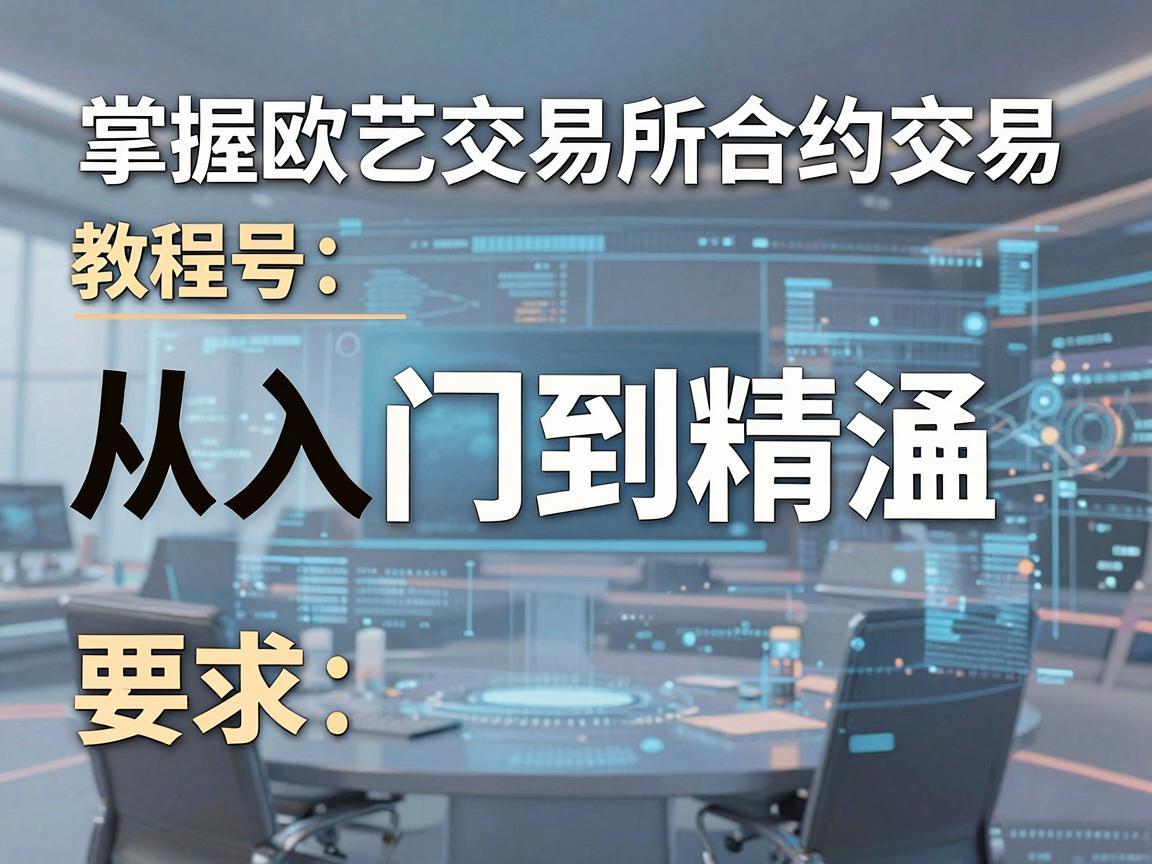 掌握欧艺交易所合约交易，从入门到精通的教程