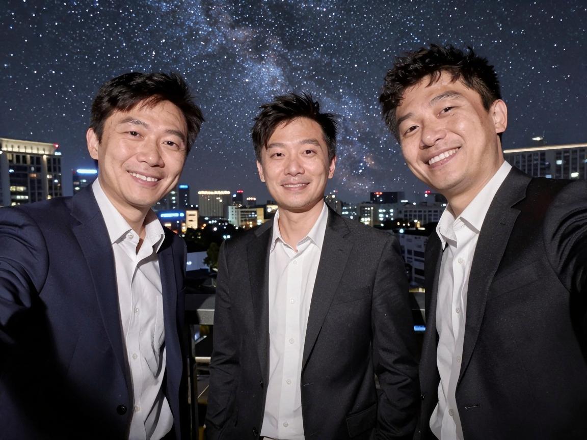 星光璀璨夜，欧豪、李易峰、杨洋同框照引关注