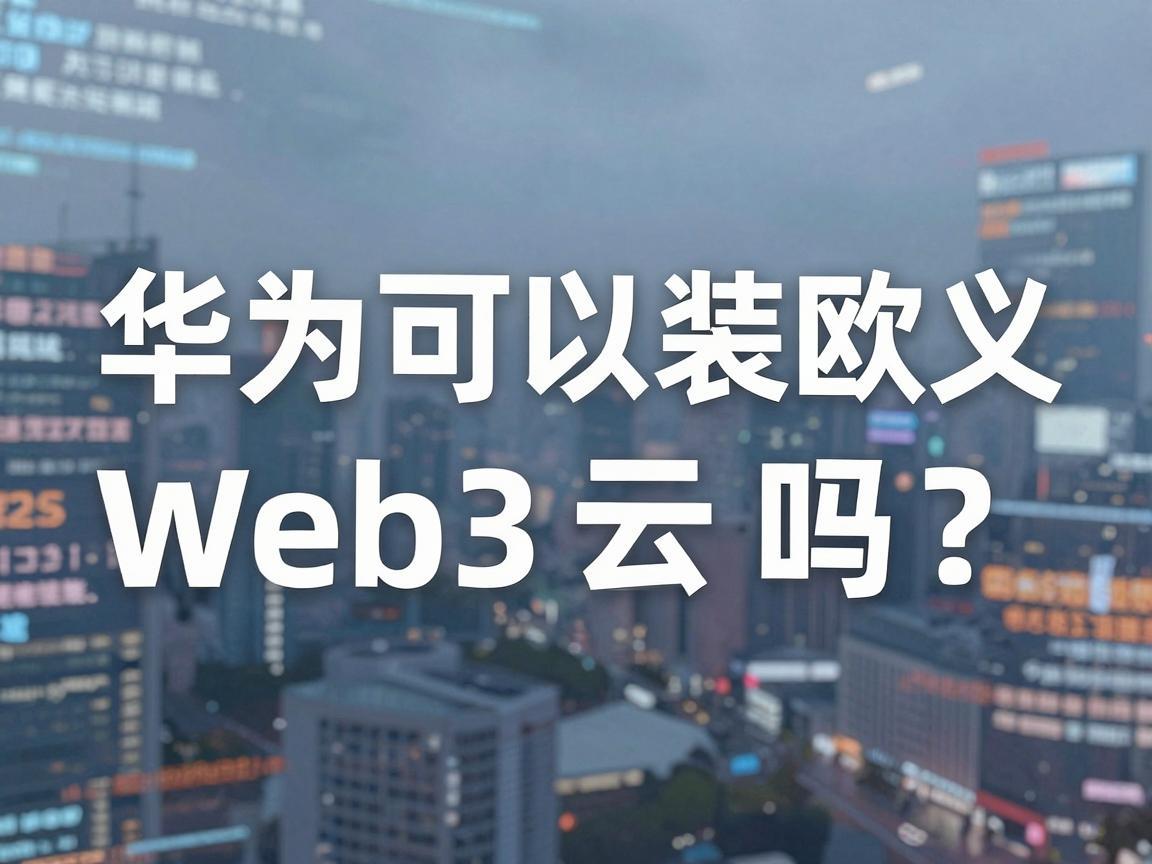 华为可以装欧义Web3云吗
