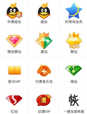 QQ黄钻有哪些特权功能