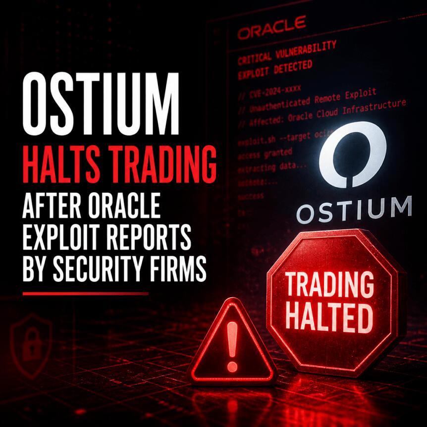 Ostium因安全公司报告预言机漏洞暂停交易