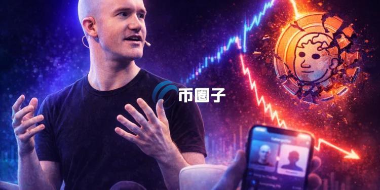 Coinbase CEO Brian Armstrong更换头像!Base链Meme币Brain一路暴跌