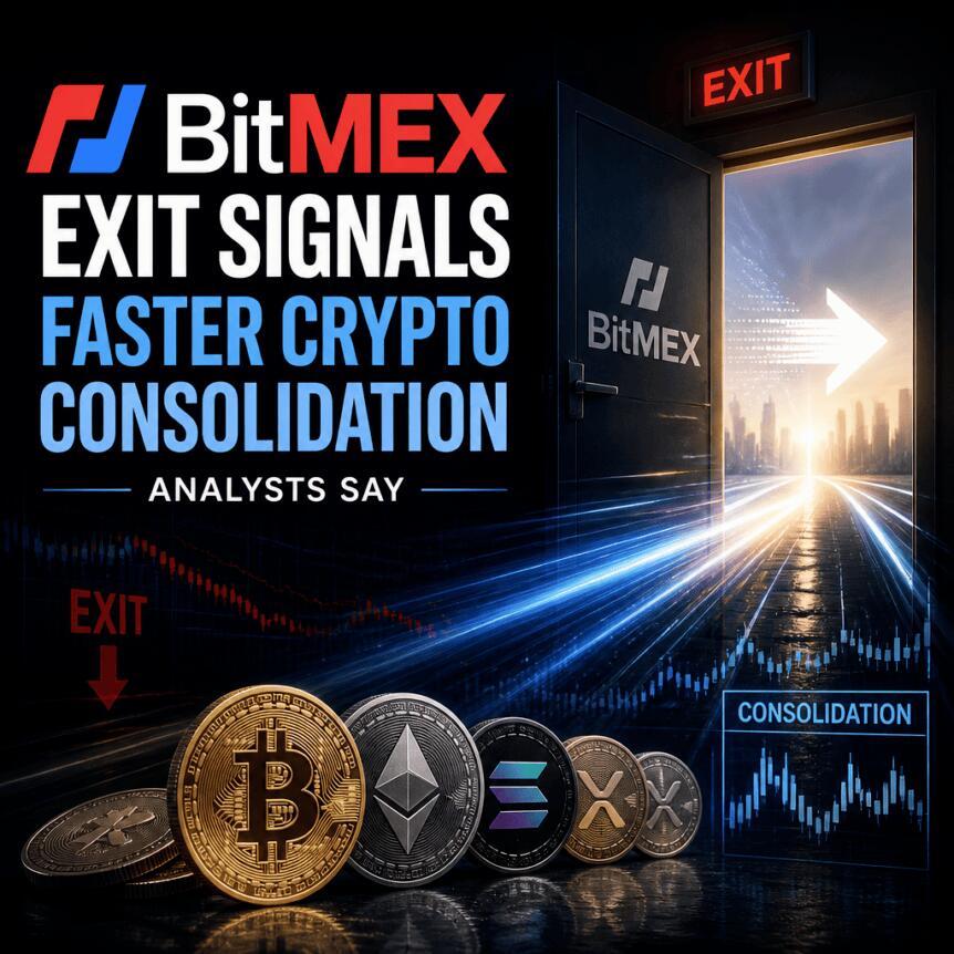 分析师：BitMEX退出信号预示加密货币加速整合