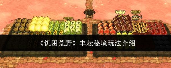 饥困荒野丰耘秘境怎么玩野丰耘秘境玩法介绍